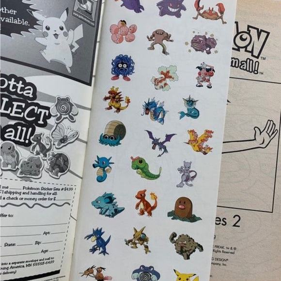 Pokémon original stickers - Picture 2 of 2